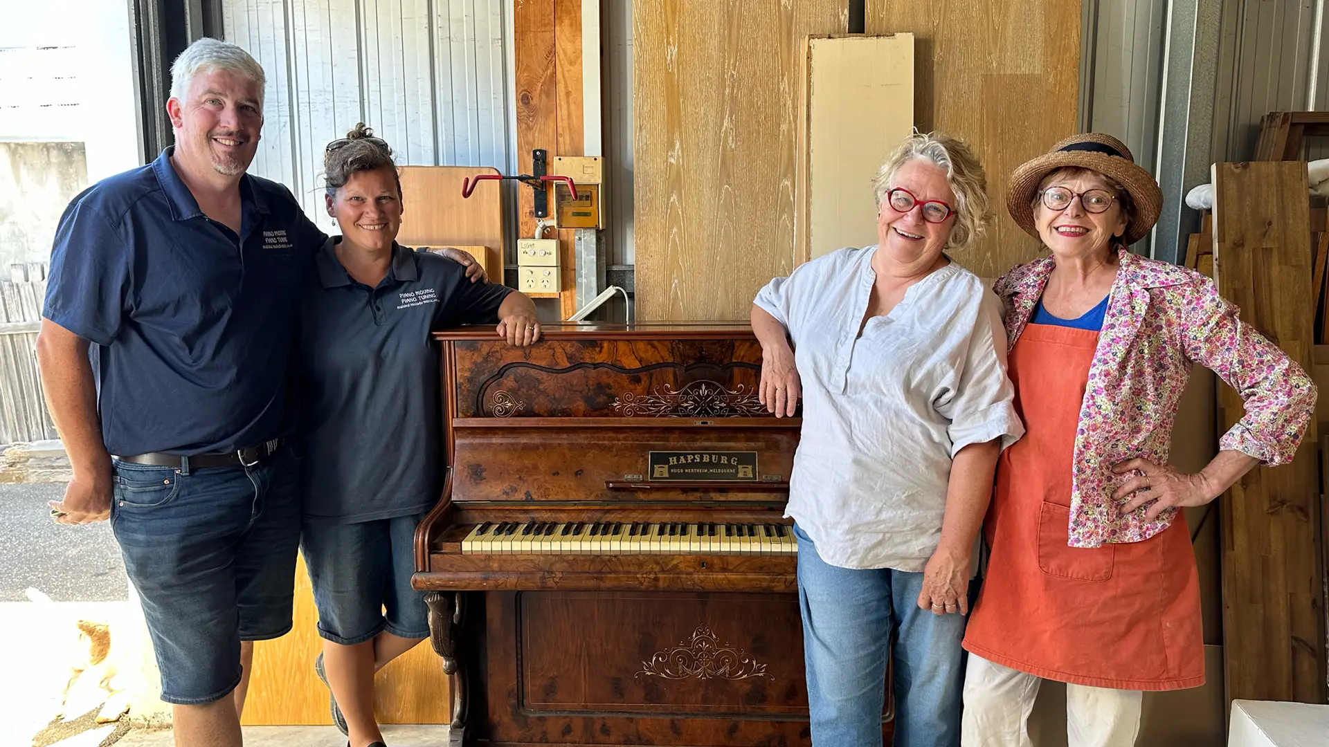Guerilla Piano in Maldon for Castlemaine Fringe