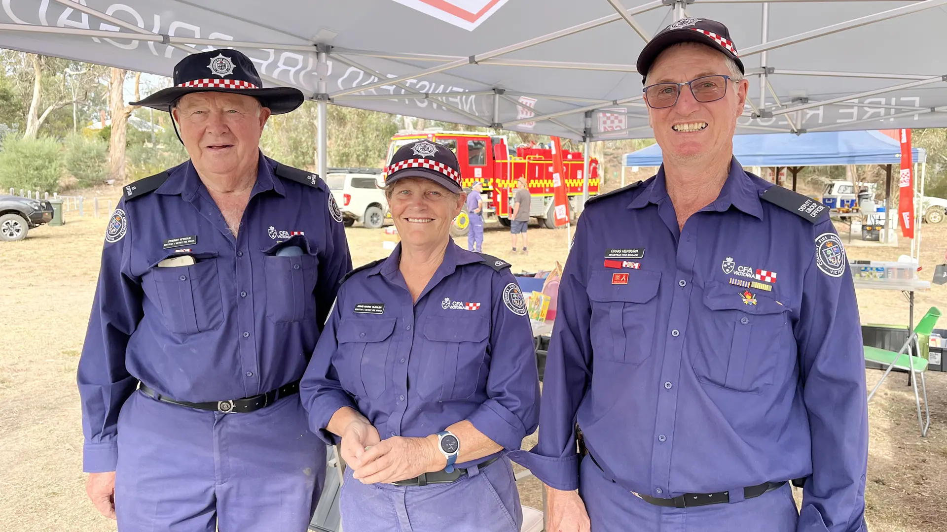The ‘Trash and Treasure’ crew l-R Lindsay, Anne-Marie and Craig.