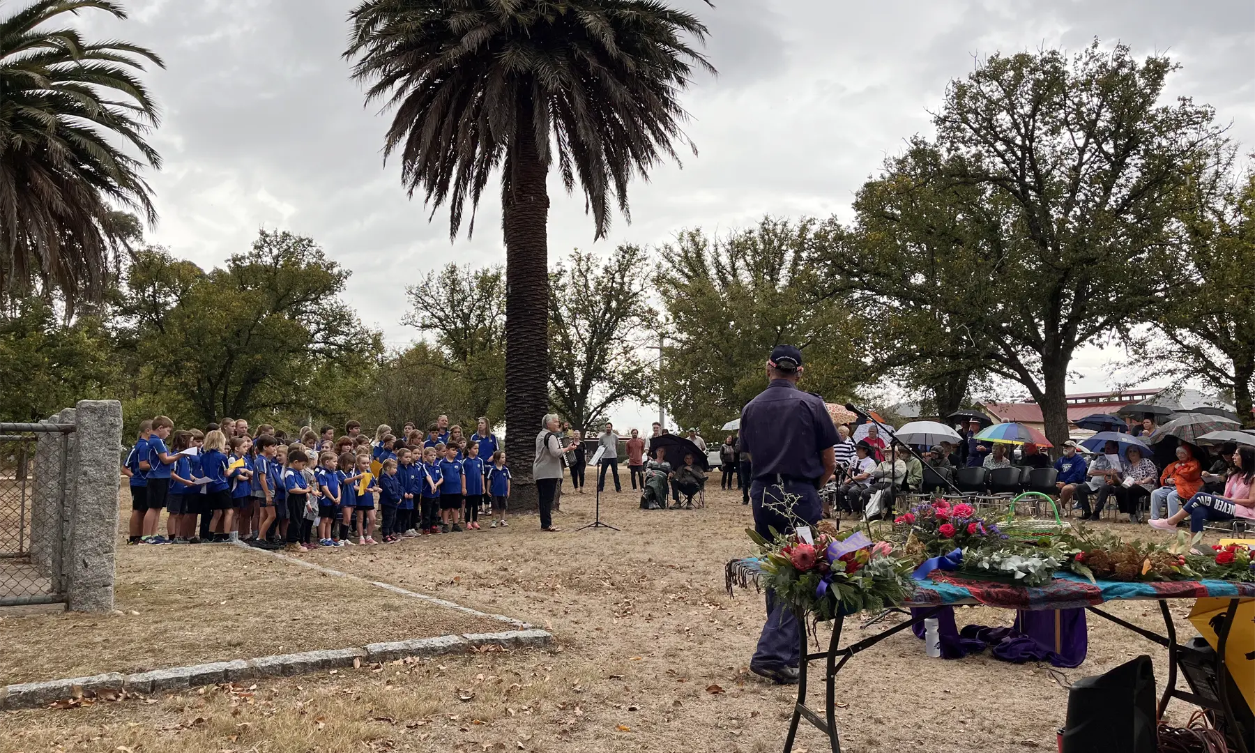 Anzac Day in Newstead.