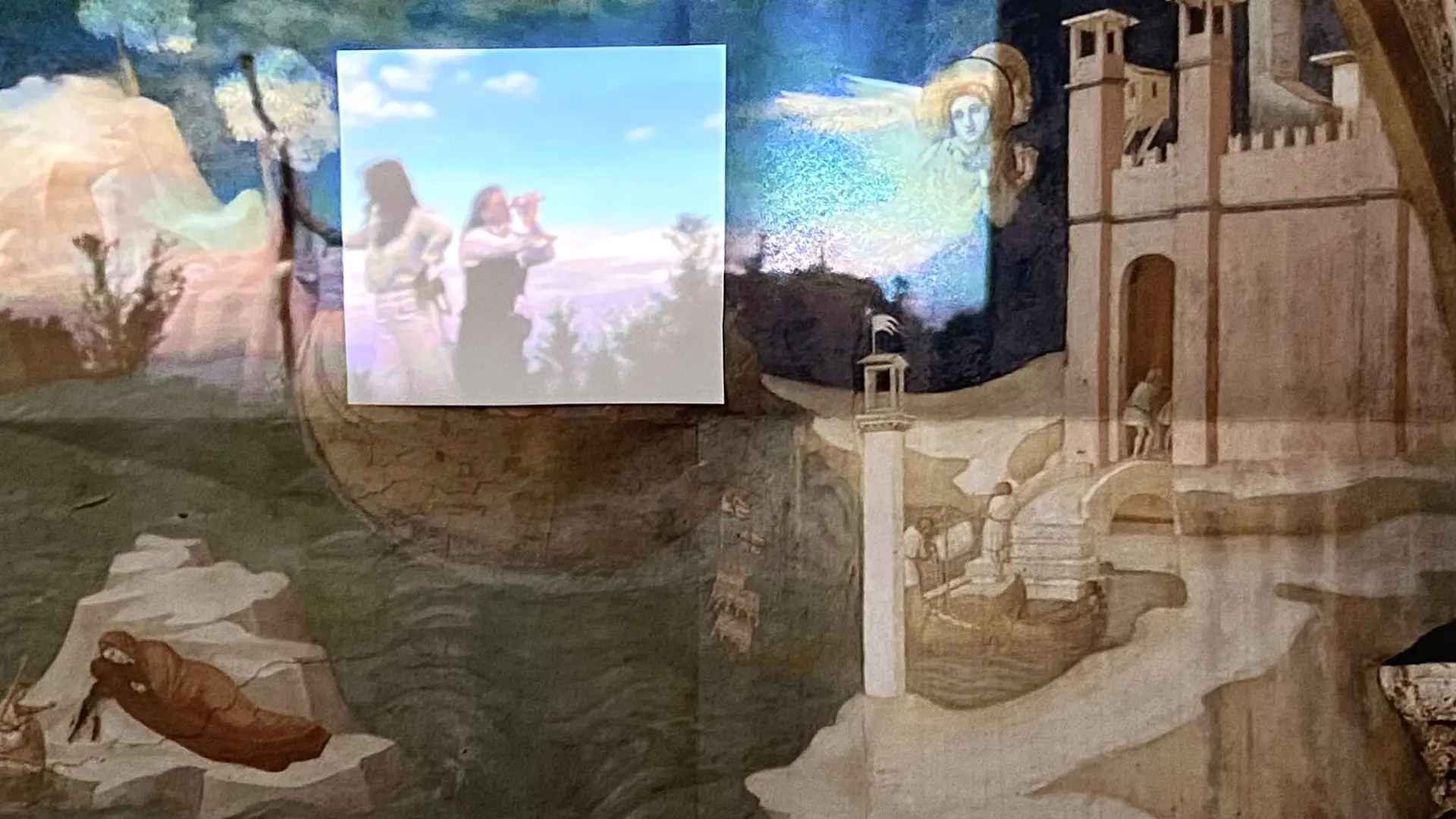 Melissa O’Rourke and Rebekah Pryor, Untitled (After Giotto), 2023.