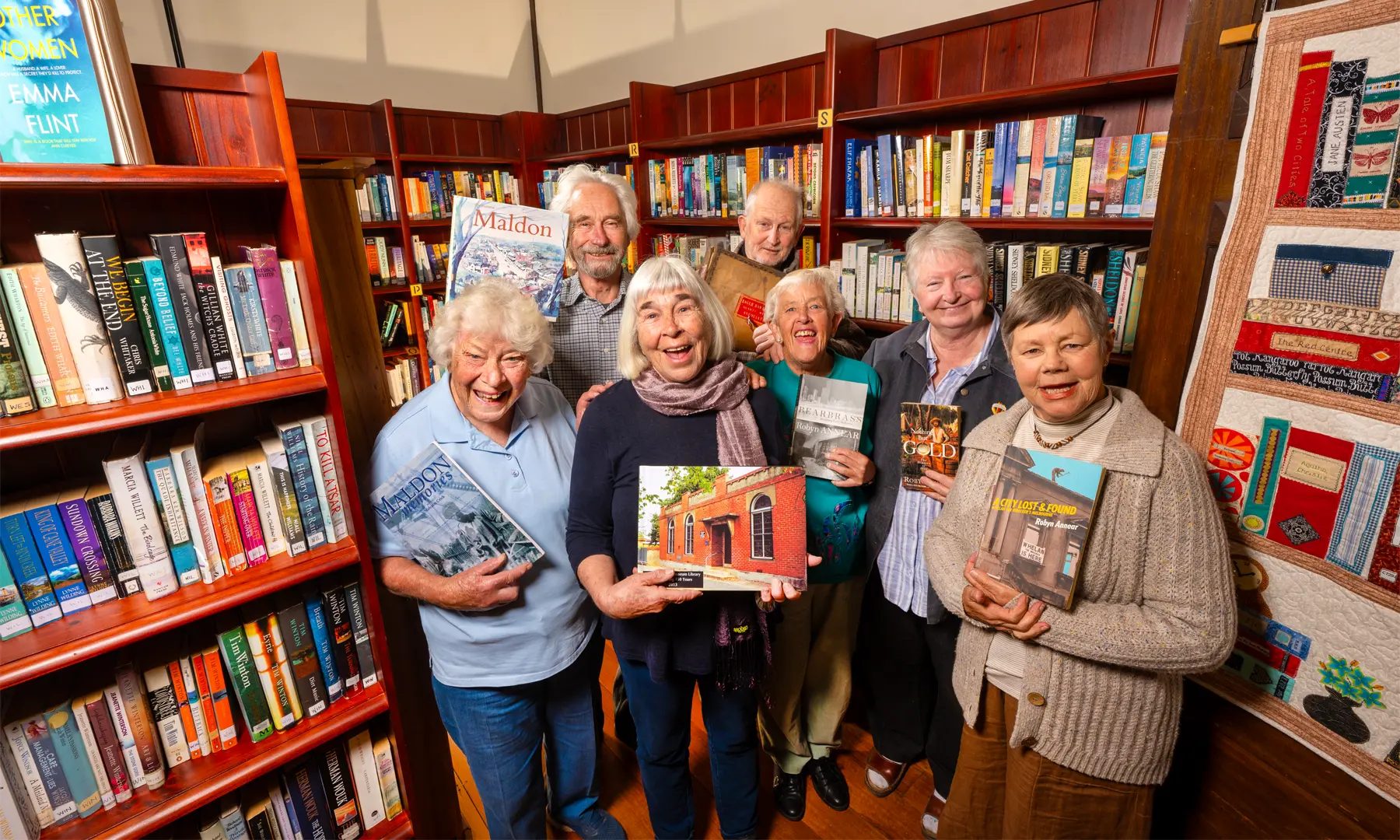 Amazing library Volunteers. Photo courtesy of Rob Leeson.