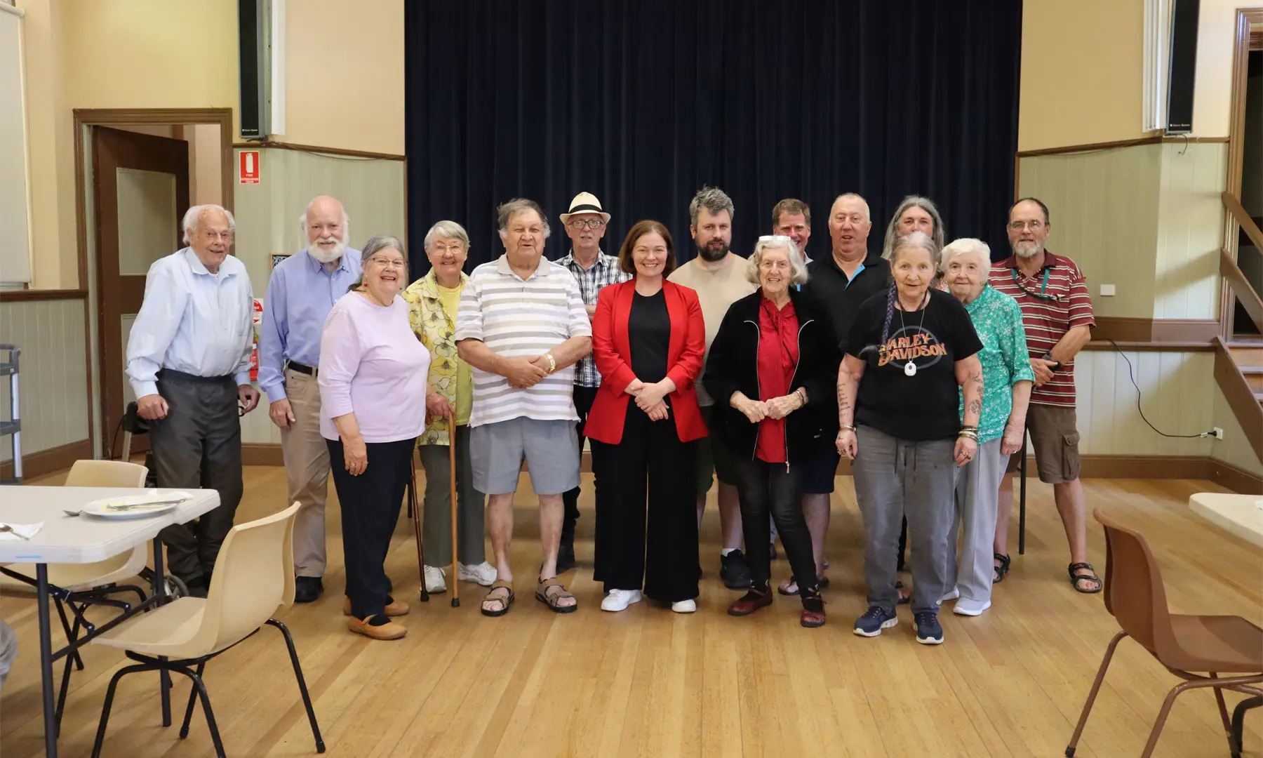 Lisa Chesters at Maldon Community Lunch last year.