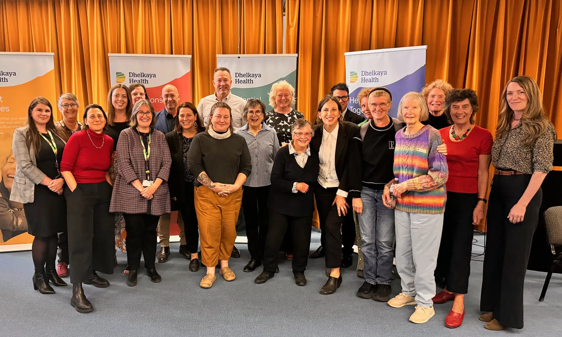 Parliamentary Committee with Dhelkaya Health staff and homesharers