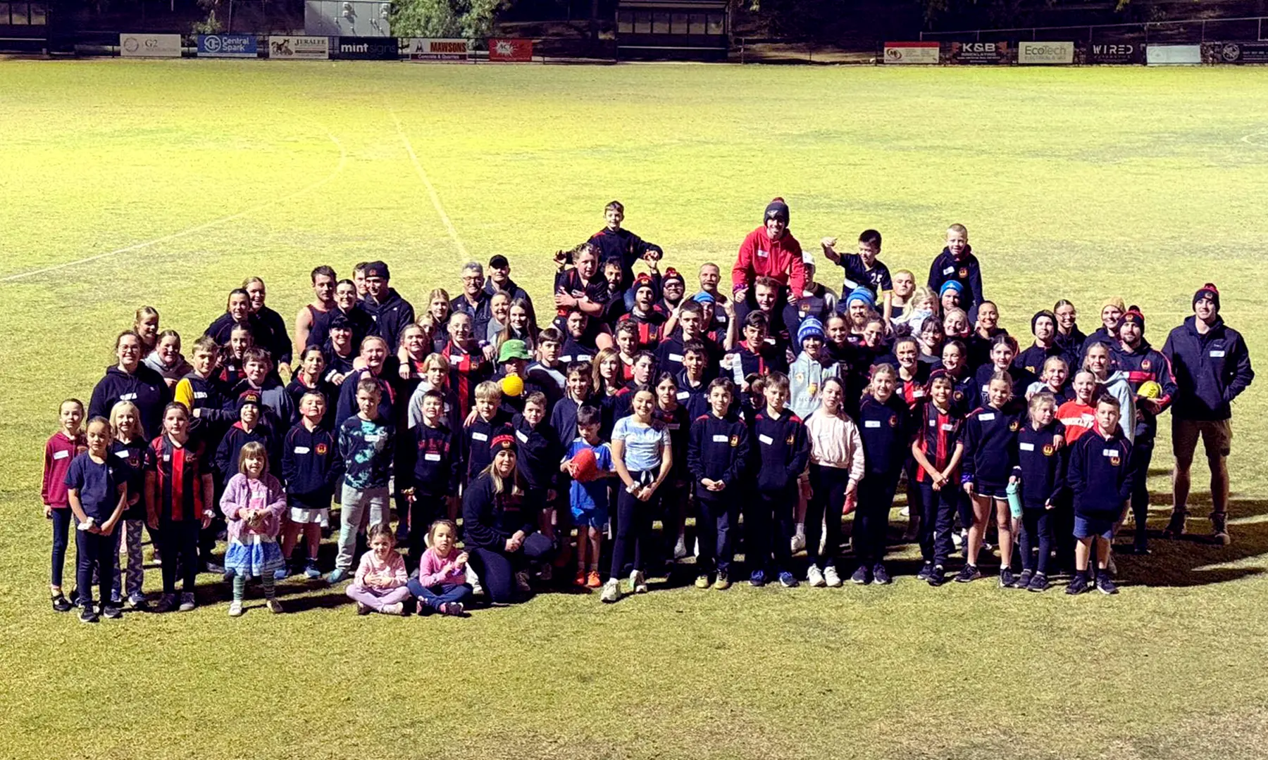 Players, parents, and siblings from across the club came together for a night of fun, connection, and shared team spirit at Buddies Night.