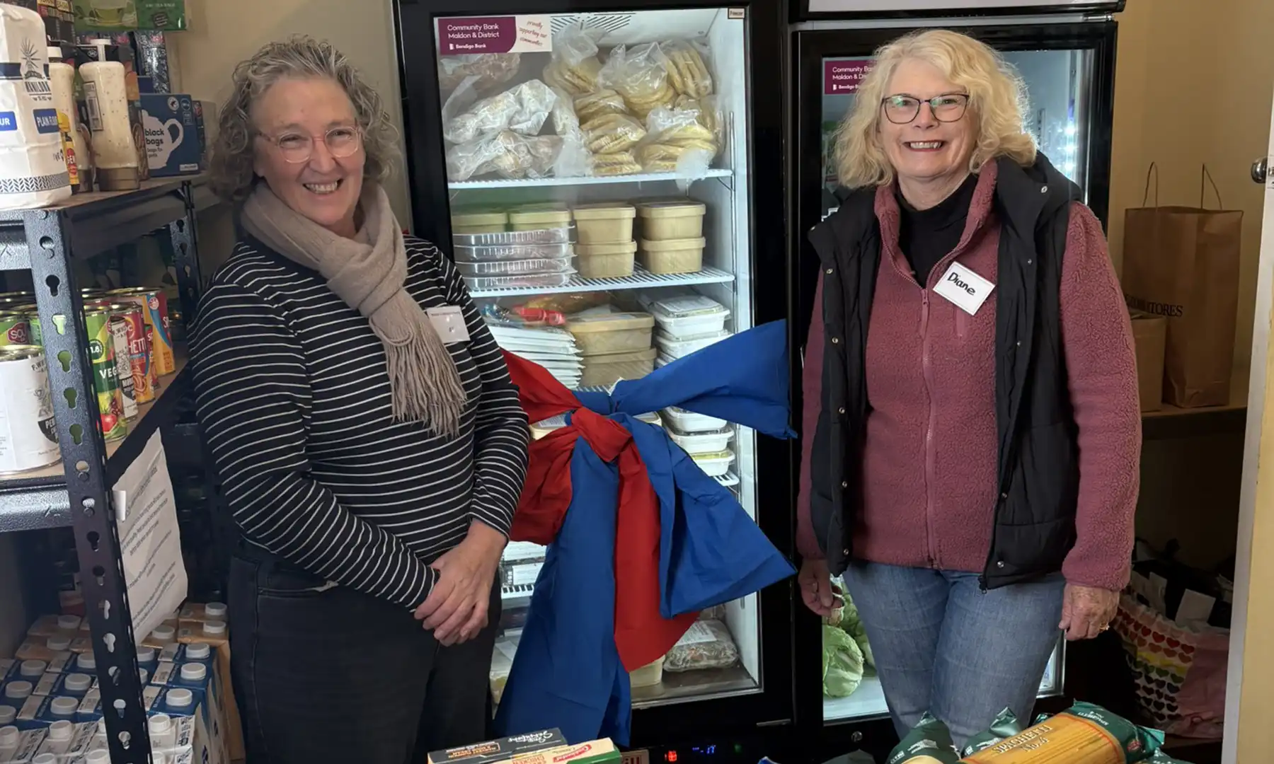 New freezer for Community Pantry