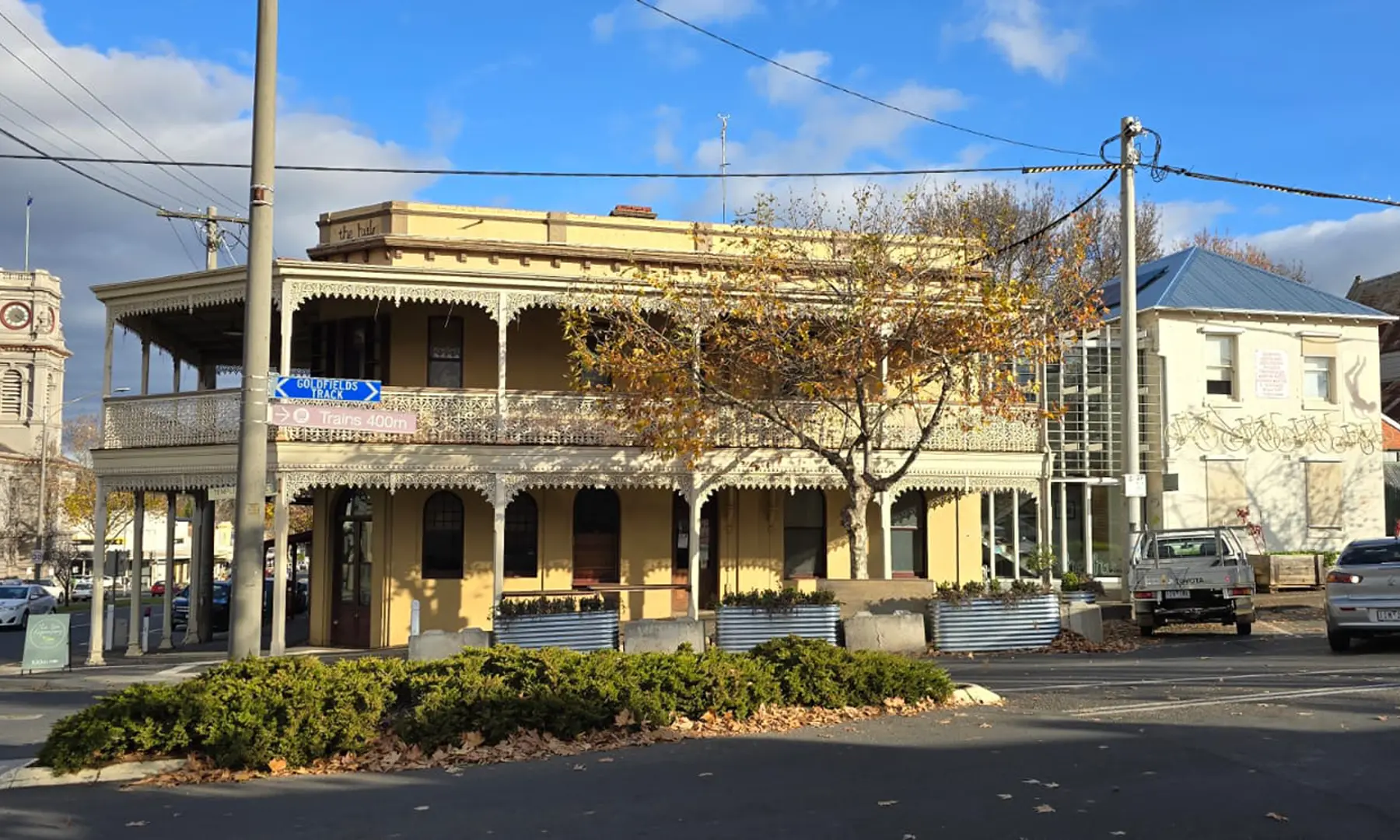 The Castlemaine community is working to secure The Hub, a historic building on Barker Street, for ongoing local use.