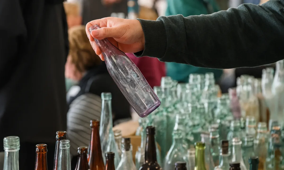 A showcase of glass history.