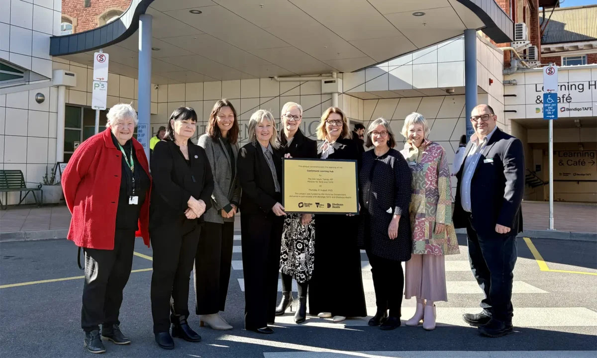 Official opening of the new Health and Learning Hub.