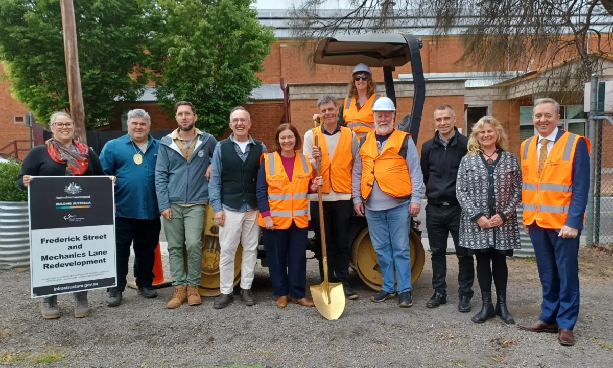 Castlemaine streetscape upgrades commence