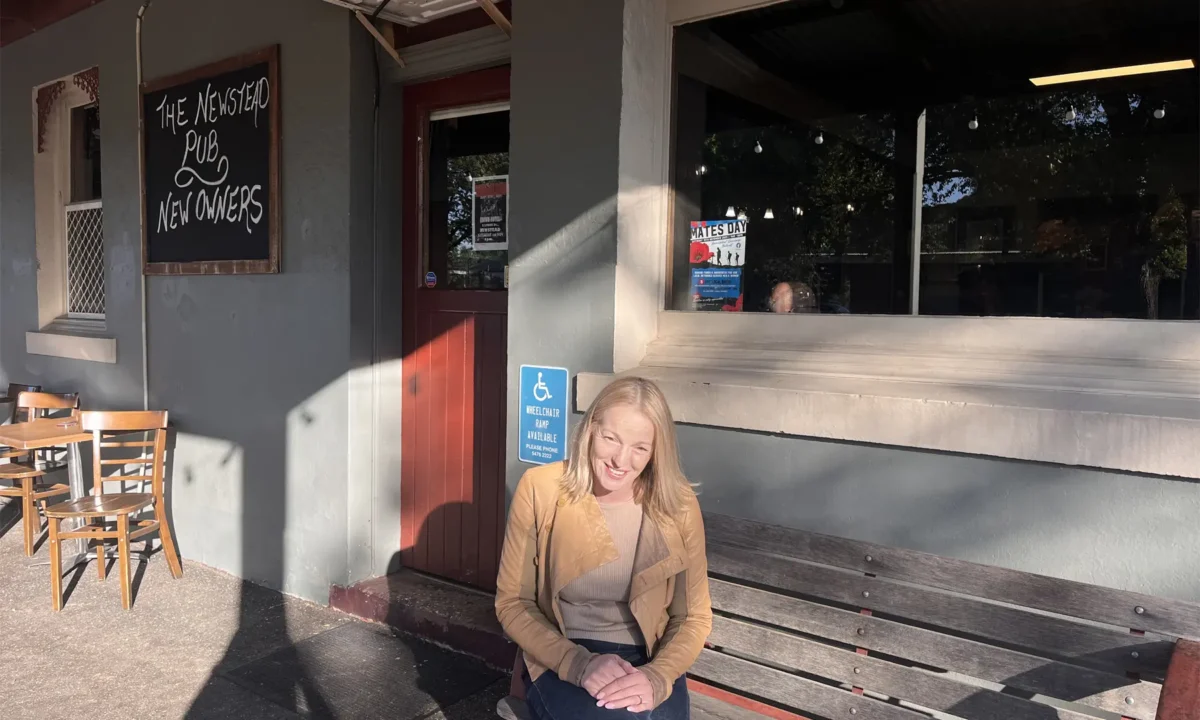 Karla Williams the new owner of The Newstead Pub.