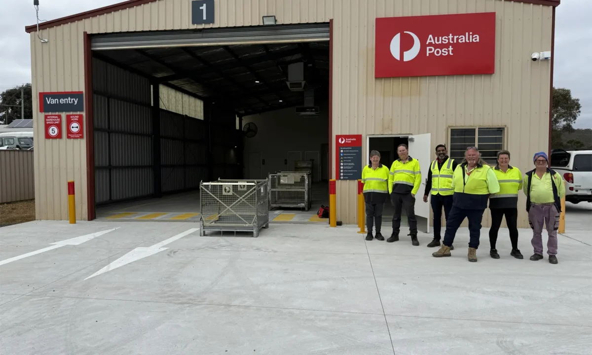 New Aus Post parcel centre in Castlemaine