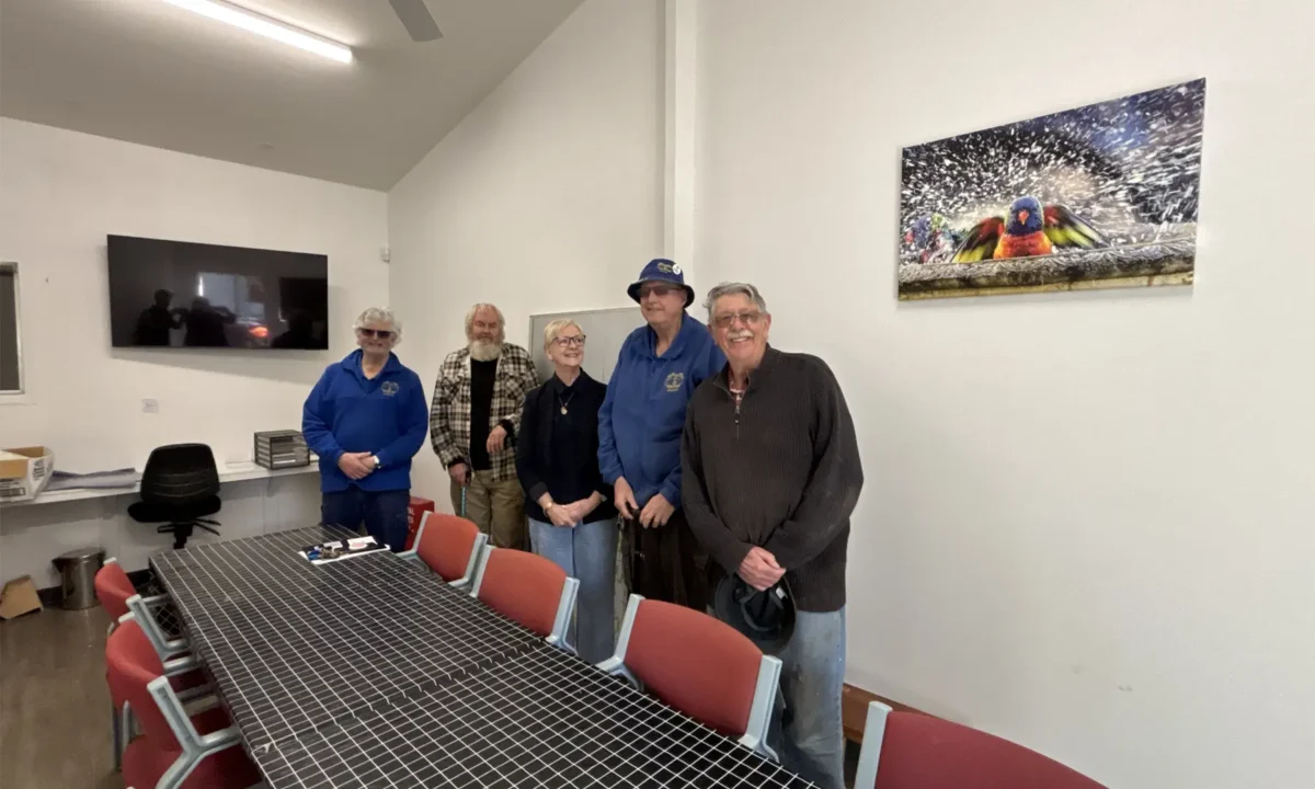 New meeting room for Newstead Men’s Shed