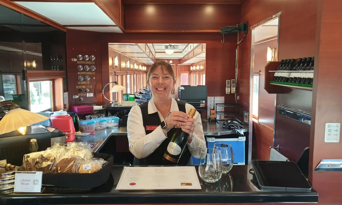 This could be you! Become a volunteer steward with the Victorian Goldfields Railway.