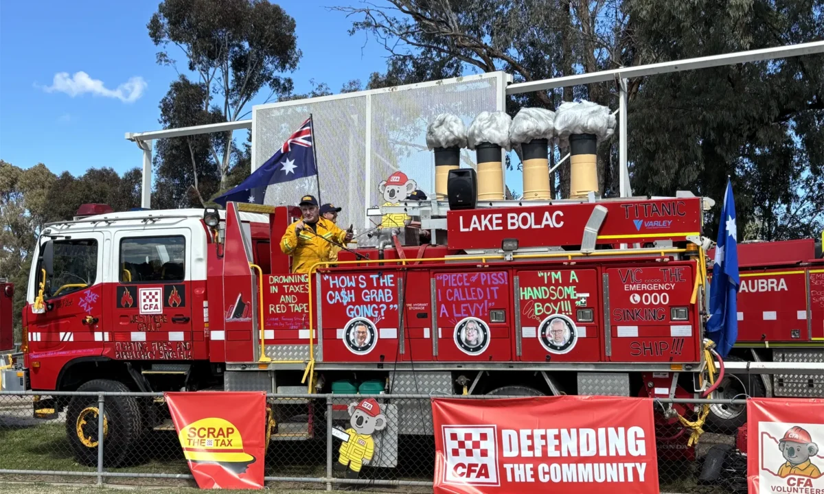 The protest earlier this year.