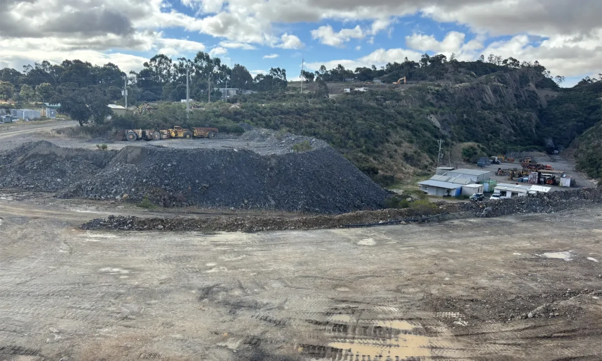Union Hill Mine, Maldon, owned and operated by Kaiser Reef.